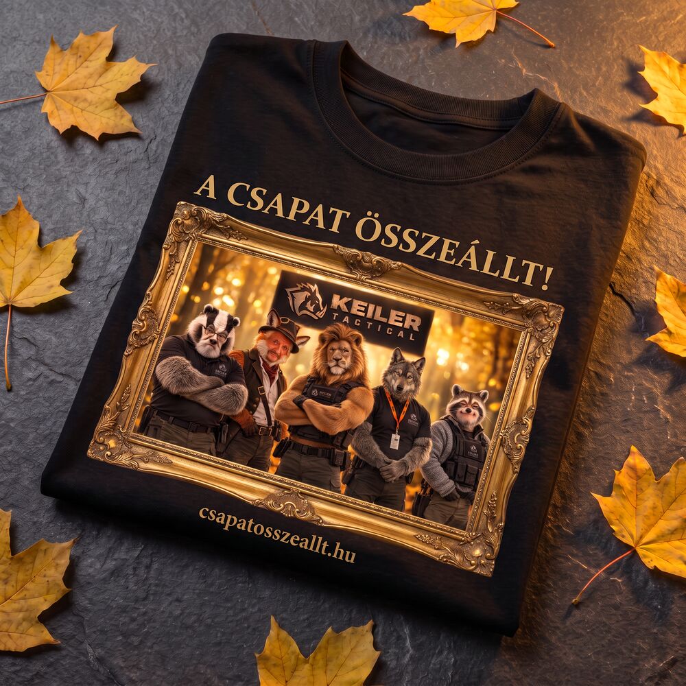 „A csapat összeállt!” póló